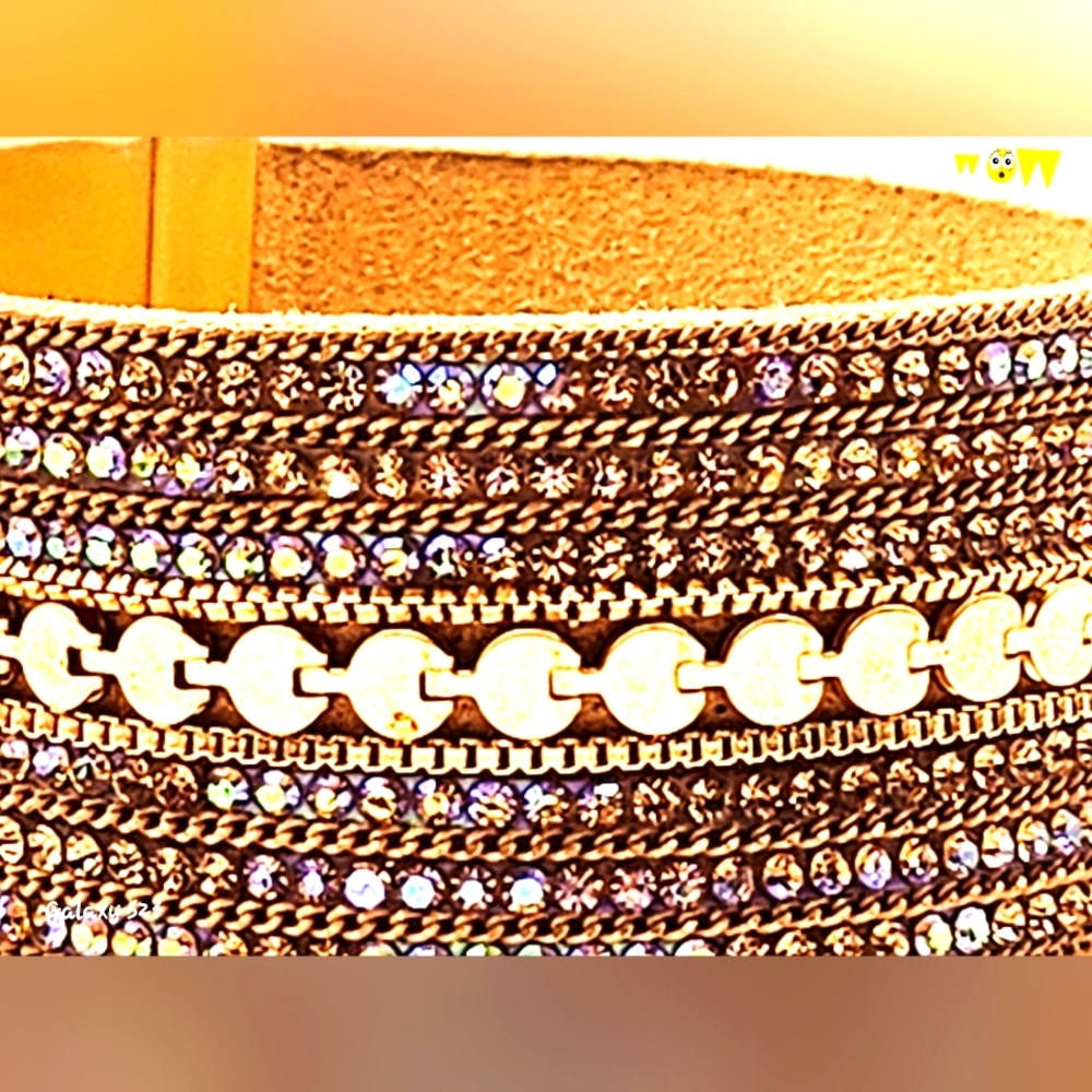 Saachi Rhinestone Cuff - Picture 3 of 7